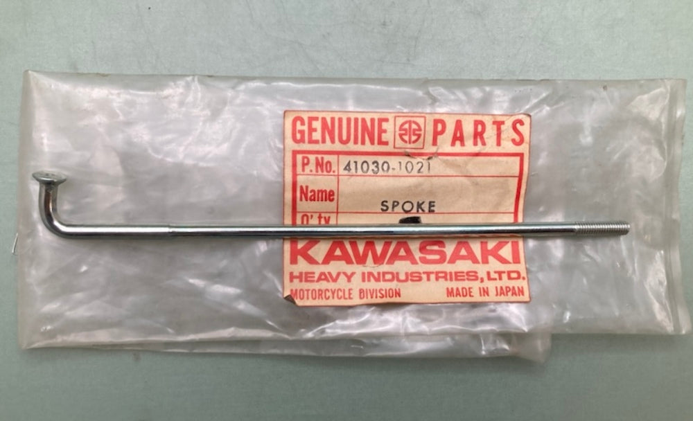 Kawasaki 41030-1021 Rear Spoke Outer New Genuine