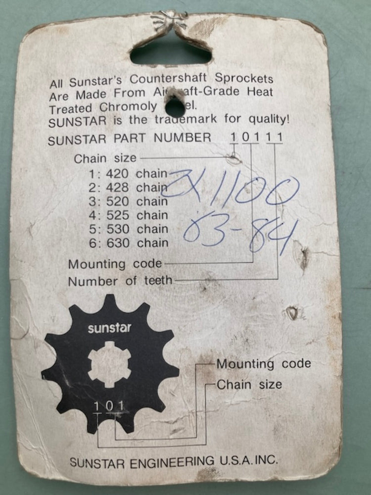 Sunstar 61115 Sprocket Drive 15T New Genuine