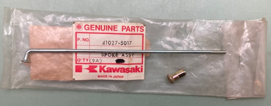 Kawasaki 41027-5017 Spoke Assy FR Inner L New Genuine