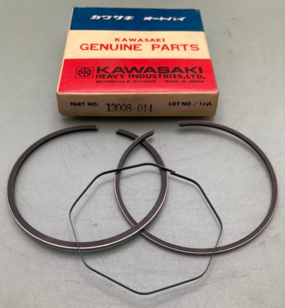 Kawasaki 13008-014 Ring Set STD New Genuine