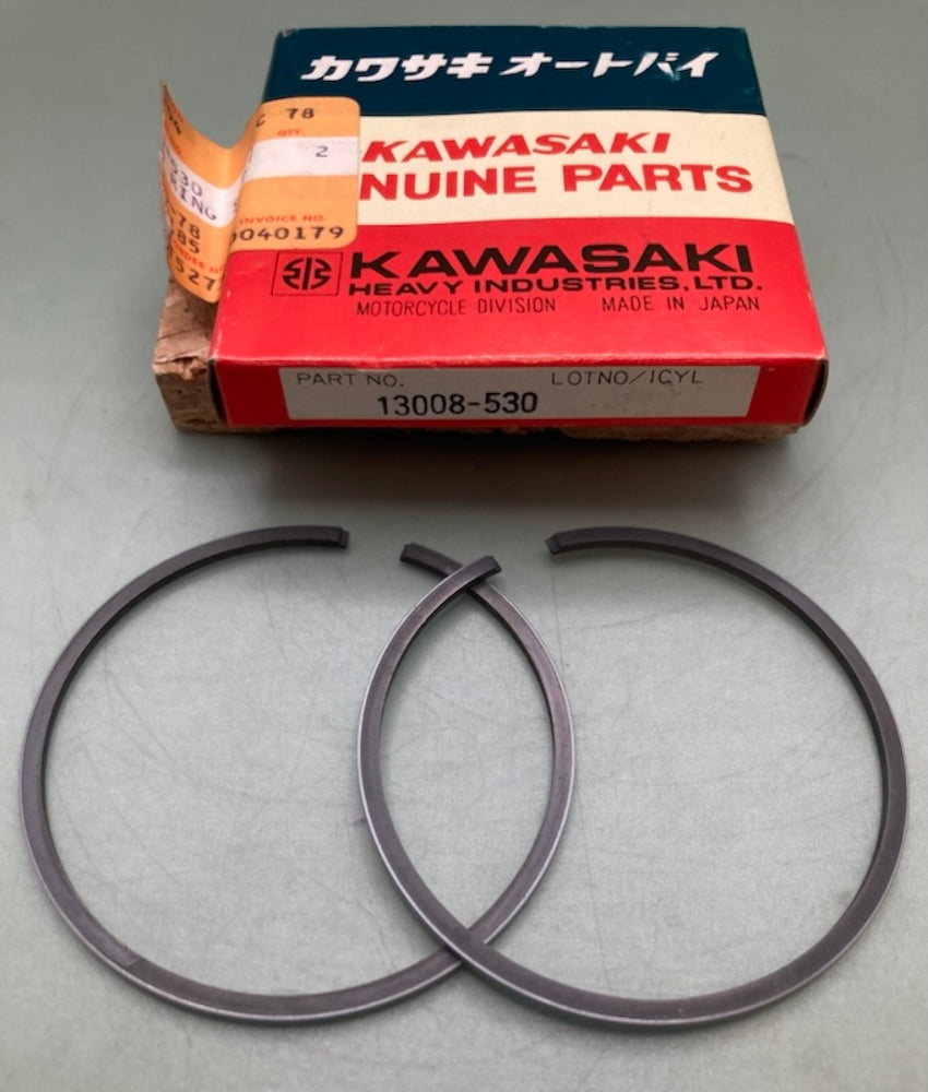 Kawasaki 13008-530 Piston Ring Set STD New Genuine