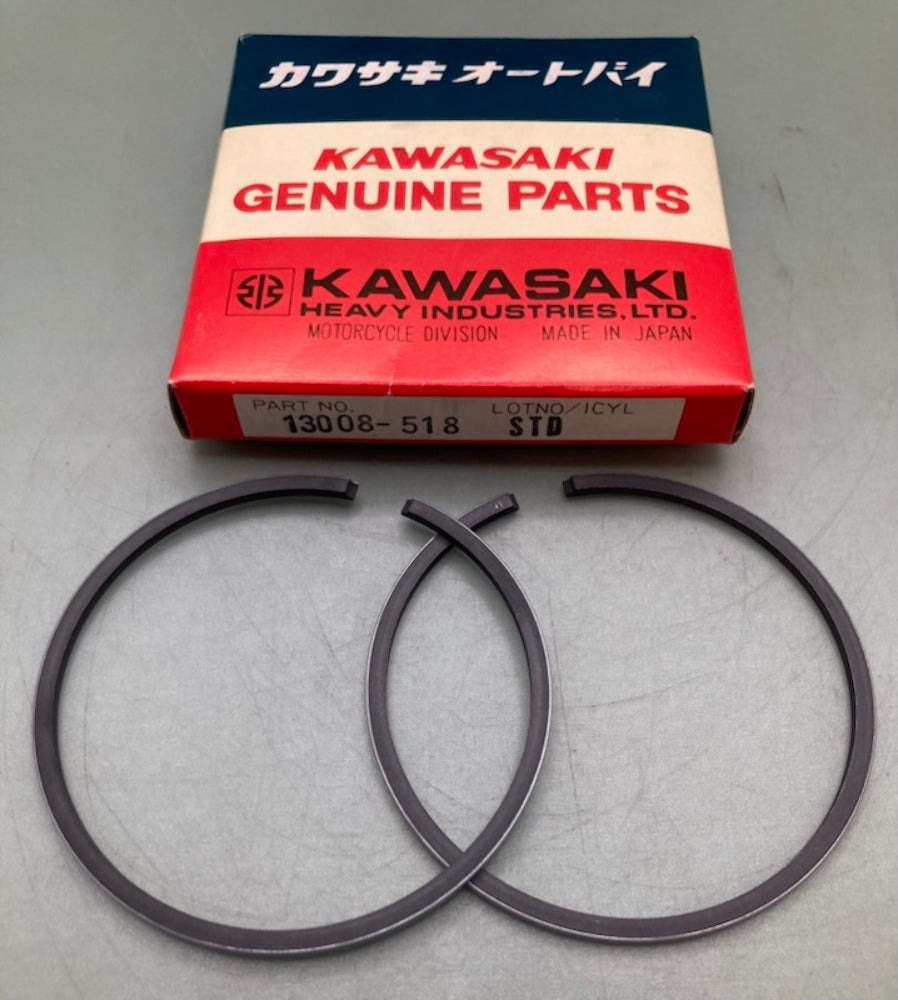Kawasaki 13008-518 Piston Ring Set New Genuine