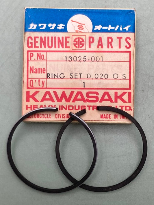 Kawasaki 13025-001 Piston Ring Set 0.50 New Genuine