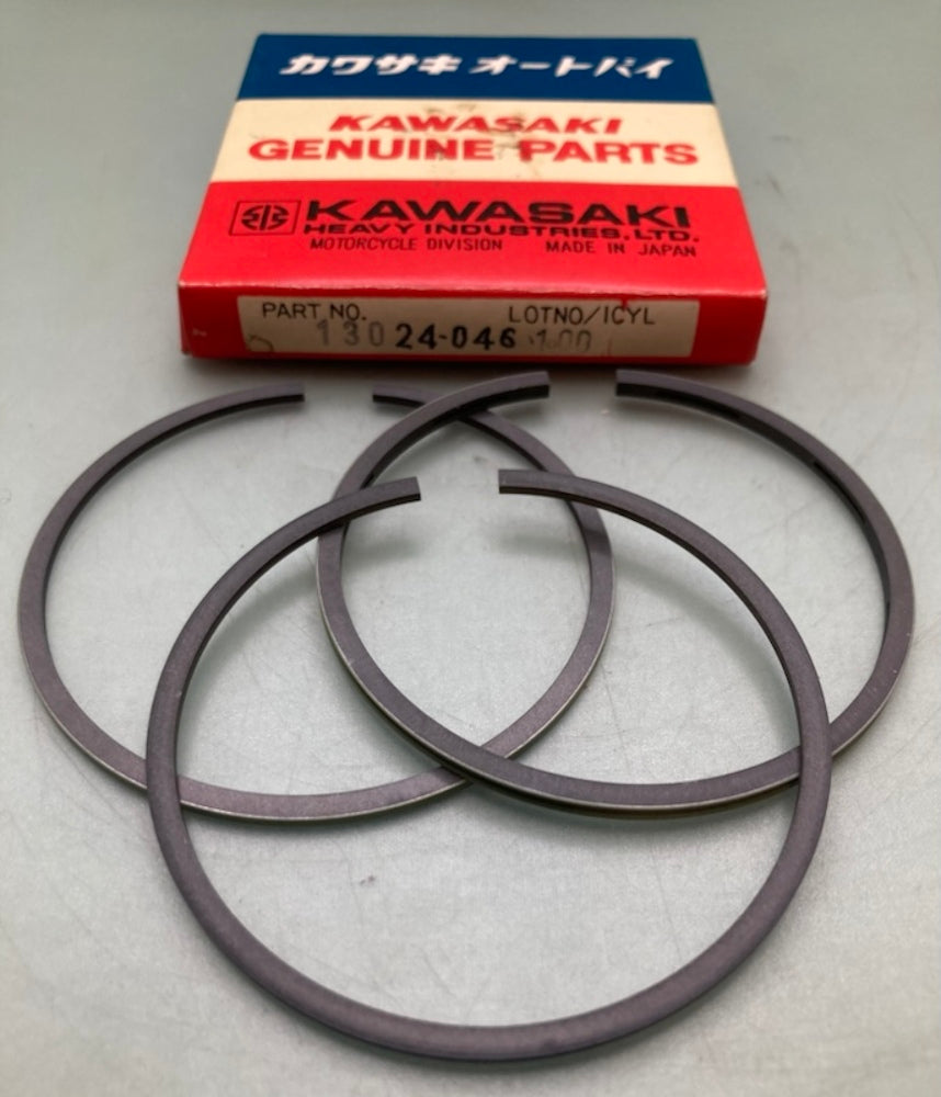 Kawasaki 13024-046 Piston Ring Set 1.00 13024-5005 New Genuine