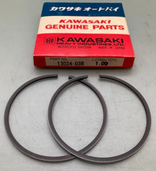 Kawasaki 13024-038 Piston Ring Set 1.00 New Genuine