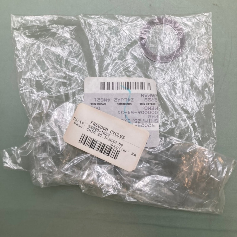 Kawasaki 92025-1689 Shim 25.3X36X0.50 New Replaces