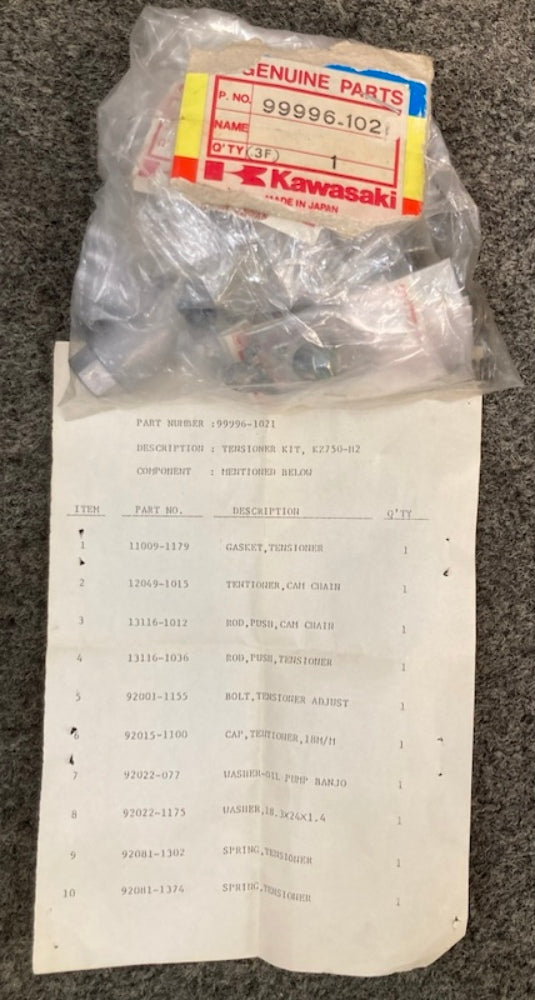 Kawasaki 99996-1021 Tensioner Kit New Genuine
