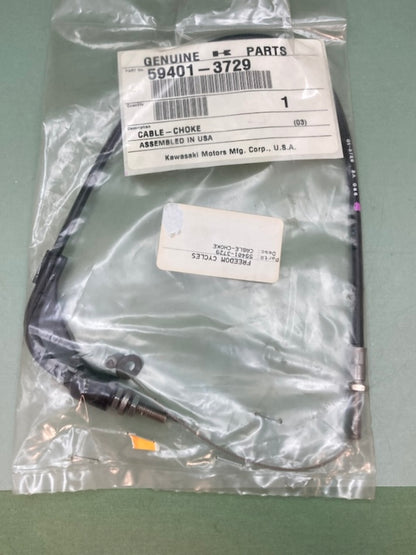 Kawasaki 59401-3729  CHOKE CABLE New Genuine