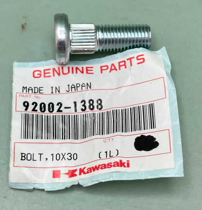 Kawasaki 92002-1388 BOLT 10X30 New Genuine