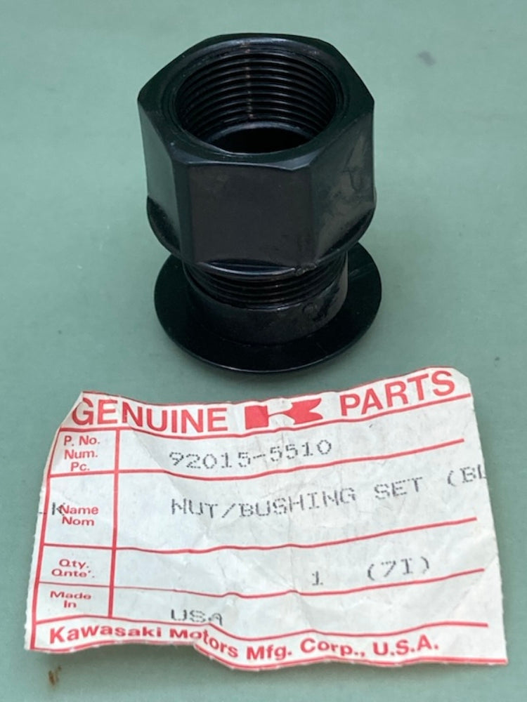 Kawasaki 92015-5510 NUT,WITH BUSHING New Genuine
