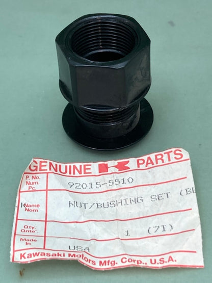 Kawasaki 92015-5510 NUT,WITH BUSHING New Genuine
