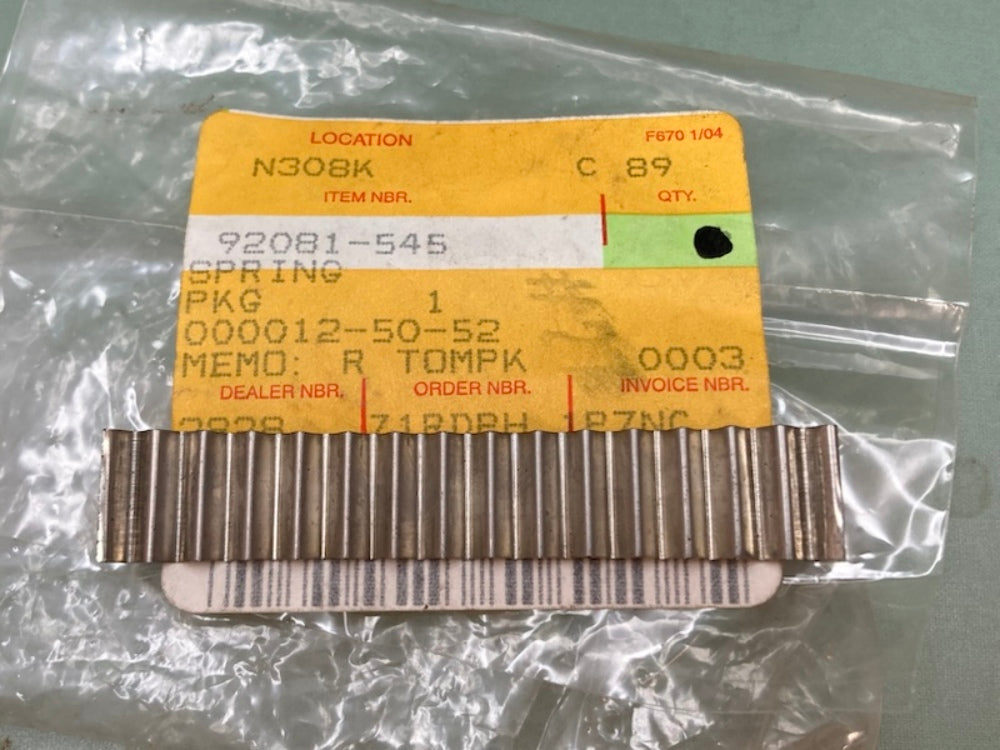 Qty 3 Kawasaki 92081-545 SPRING New Replaces
