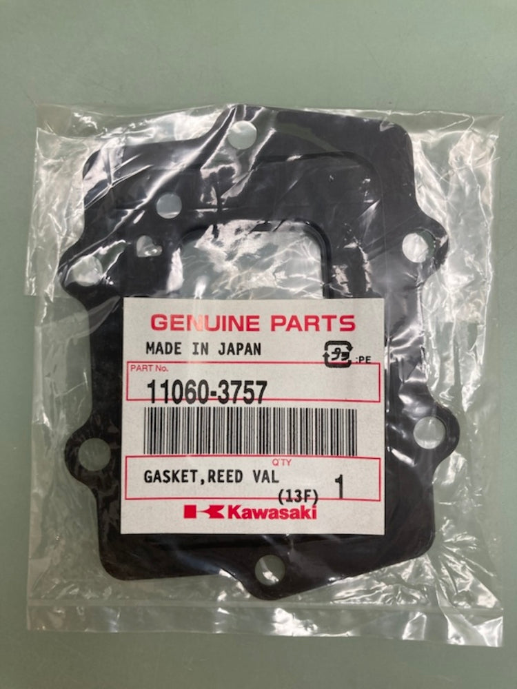 Kawasaki 11060-3757 Gasket, Reed, Valve New Genuine