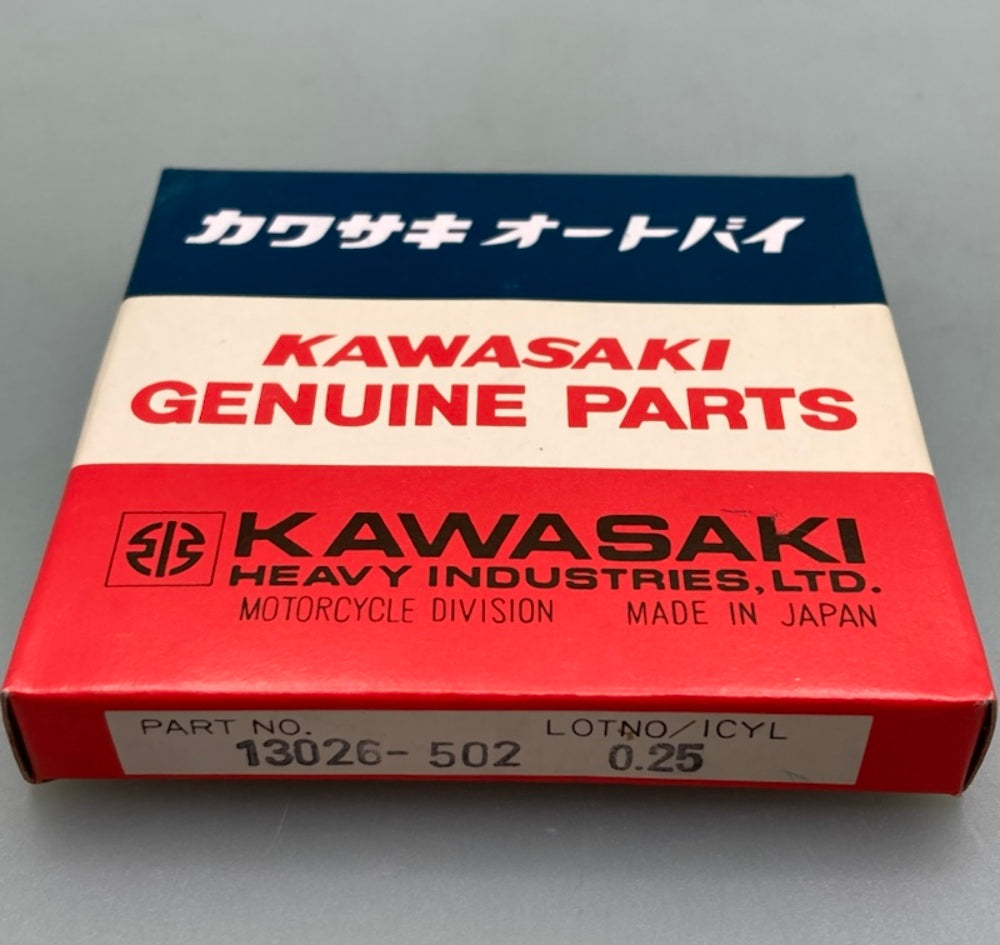 Kawasaki 13026-502 PISTON RING SET New Genuine