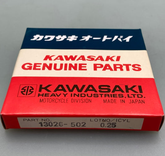 Kawasaki 13026-502 PISTON RING SET New Genuine