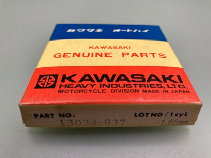 Kawasaki 13024-037 Piston Ring Set New Genuine