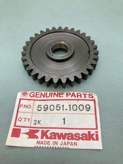 Kawasaki 59051-1009 GEAR SPUR, IDLE, 31T New Genuine