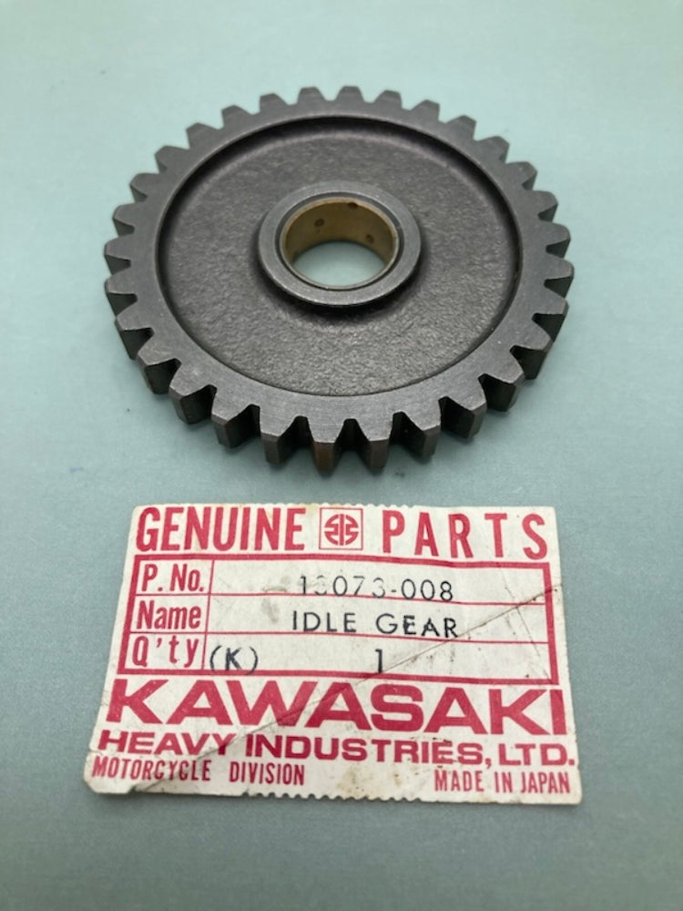 Kawasaki 13073-008 IDLE GEAR KICKSTARTER 30T New Genuine