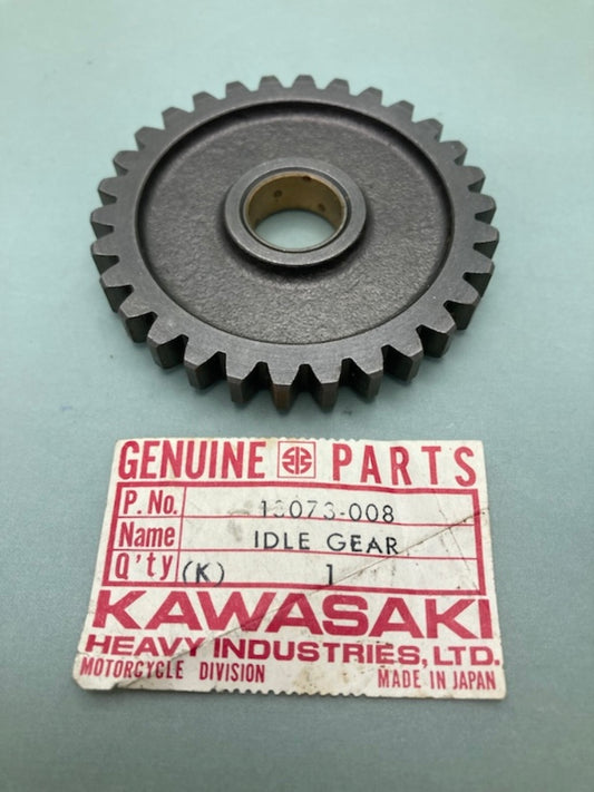 Kawasaki 13073-008 IDLE GEAR KICKSTARTER 30T New Genuine