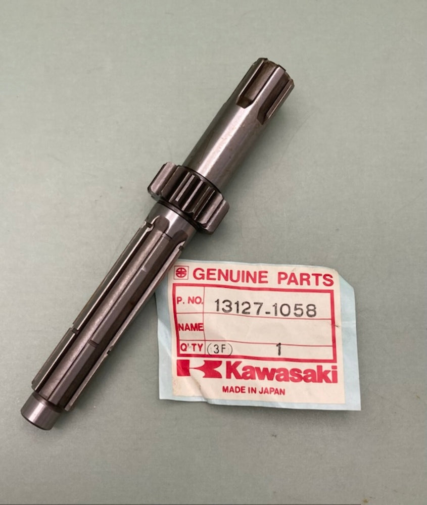 Kawasaki 13127-1058 SHAFT TRANSMISSION IN New Genuine
