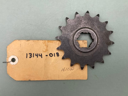 Kawasaki 13144-018 ENGINE SPROCKET, 16T New Replaces