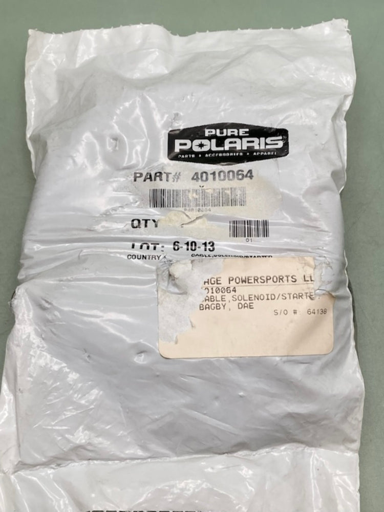 Polaris 4010064 Cable Solenoid to Starter New Genuine