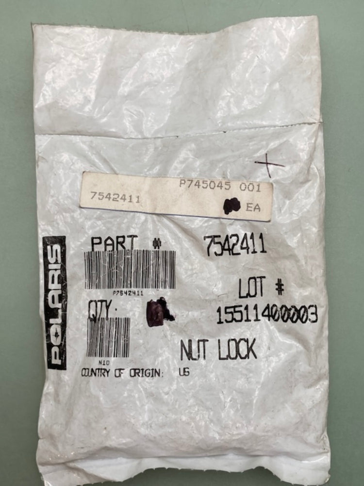 Polaris 7542411 FLEX LOC NUT New Genuine