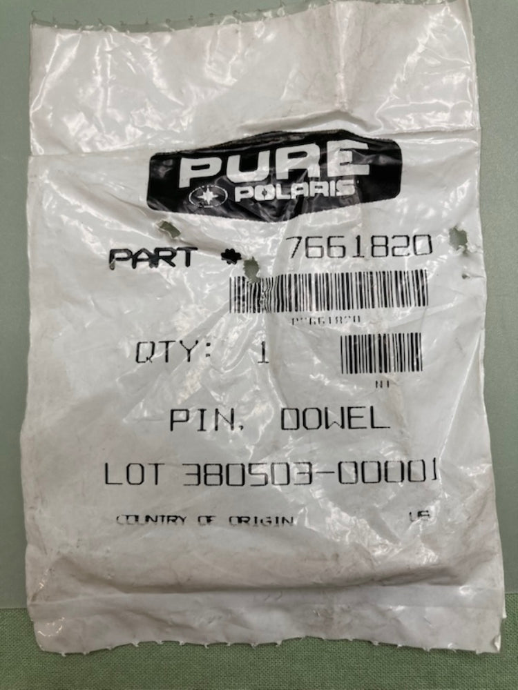 Polaris 7661820 PIN, BRAKE CALIPER New Genuine