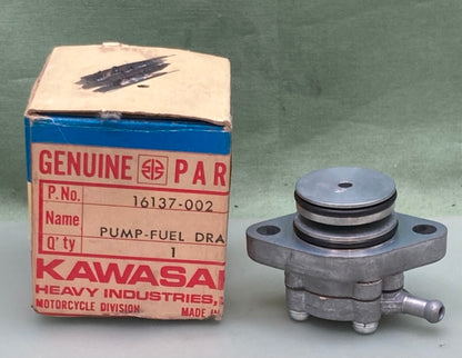 Kawasaki 16137-002 PUMP FUEL DRIN New Genuine