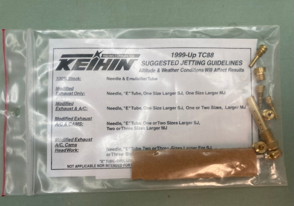 Keihin 195100 CV Jet Kit Twin Cam TC88 99-06 New Genuine