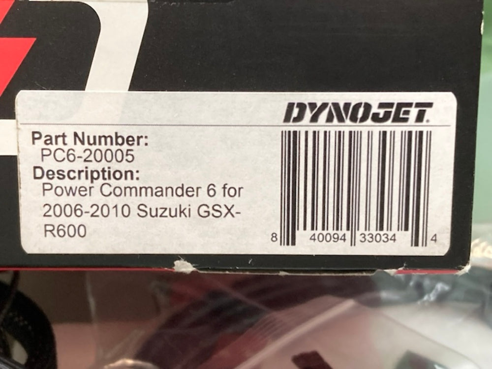 DynoJet PC6-20005 Power Commander 6 06-10 Suzuki GSX-R600 New Genuine