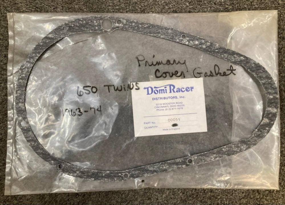 Domi Racer 00051 Cover Gasket Primary New Replaces