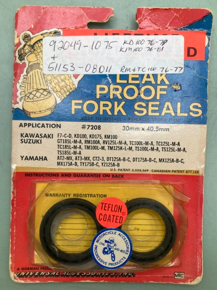 Leak Proof 92049-1075 Fork Seal Kit New Genuine