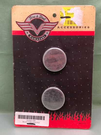 Kawasaki K53020-106P BILLET FORK CAPS PLN New Genuine