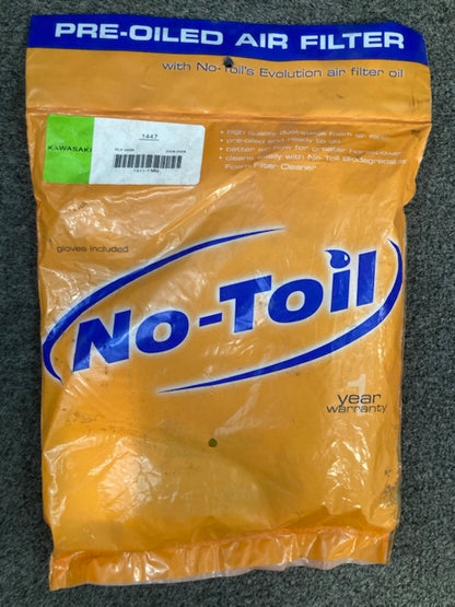 No Toil 1447 Pre Oiled Air Filter Kawasaki New Genuine