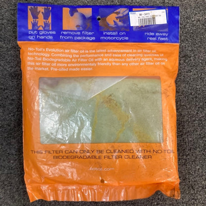 No Toil 3411 Pre Oiled Air Filter Kawasaki New Genuine