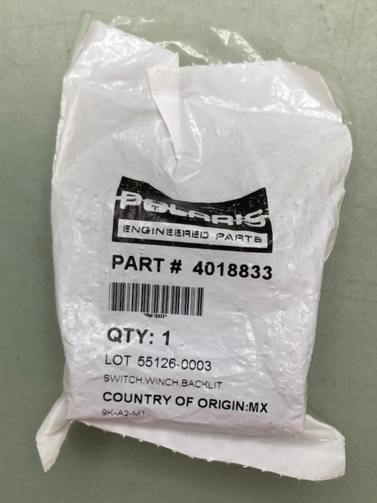 Polaris 4018833 BACKLIT WINCH SWITCH New Genuine