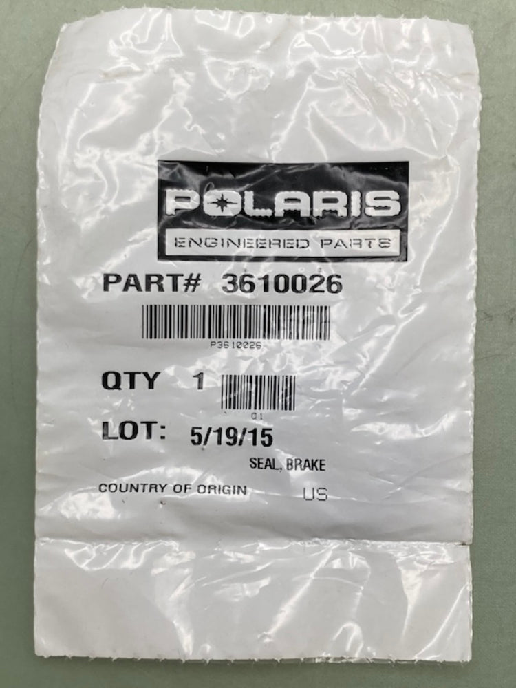 Polaris 3610026 BRAKE SEAL New Genuine