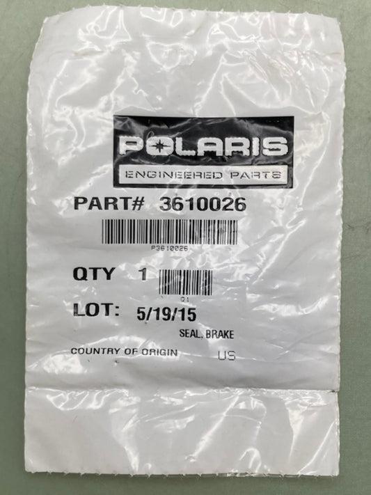 Polaris 3610026 BRAKE SEAL New Genuine