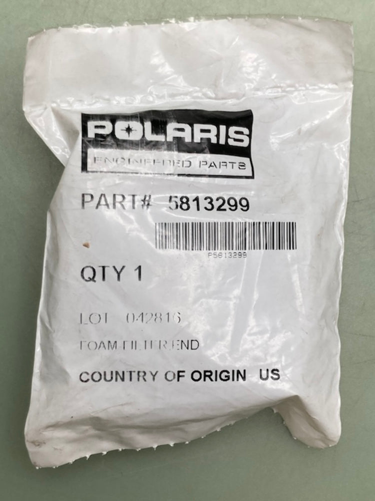 Polaris 5813299 END FILTER FOAM New Genuine