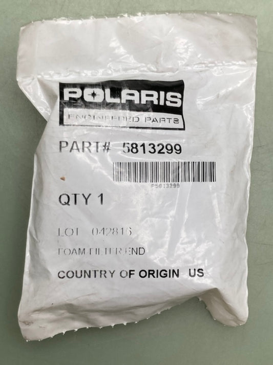 Polaris 5813299 END FILTER FOAM New Genuine