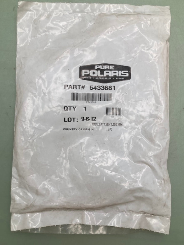 Polaris 5433681 Tube Battery Vent New Genuine
