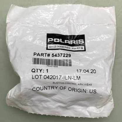 Polaris 5437229 CONTROL ARM WEAR BUSHING New Genuine