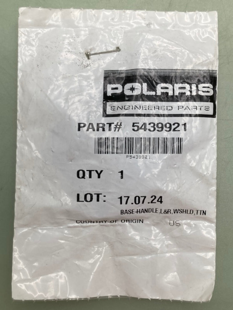 Polaris 5439921 WINDSHIELD HANDLE BASE New Genuine
