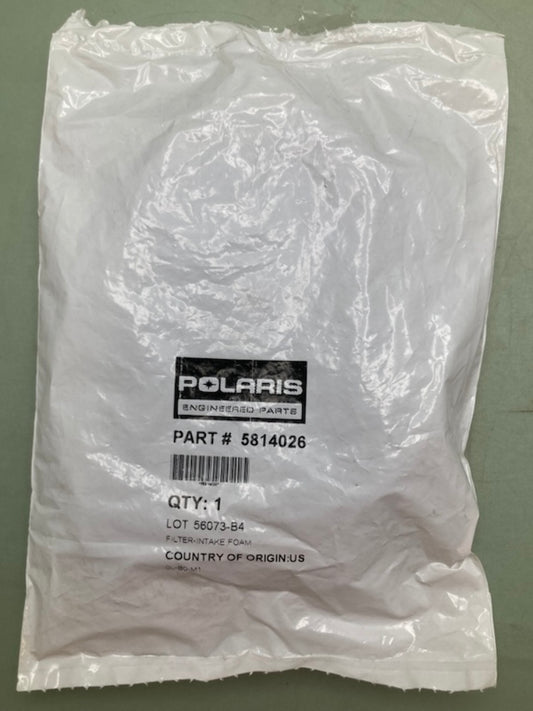 Polaris 5814026 FOAM INTAKE FILTER New Genuine