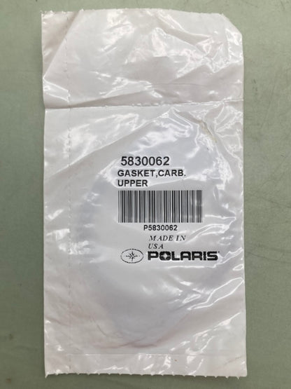 Polaris 5830062 Gasket Carburetor Upper New Genuine