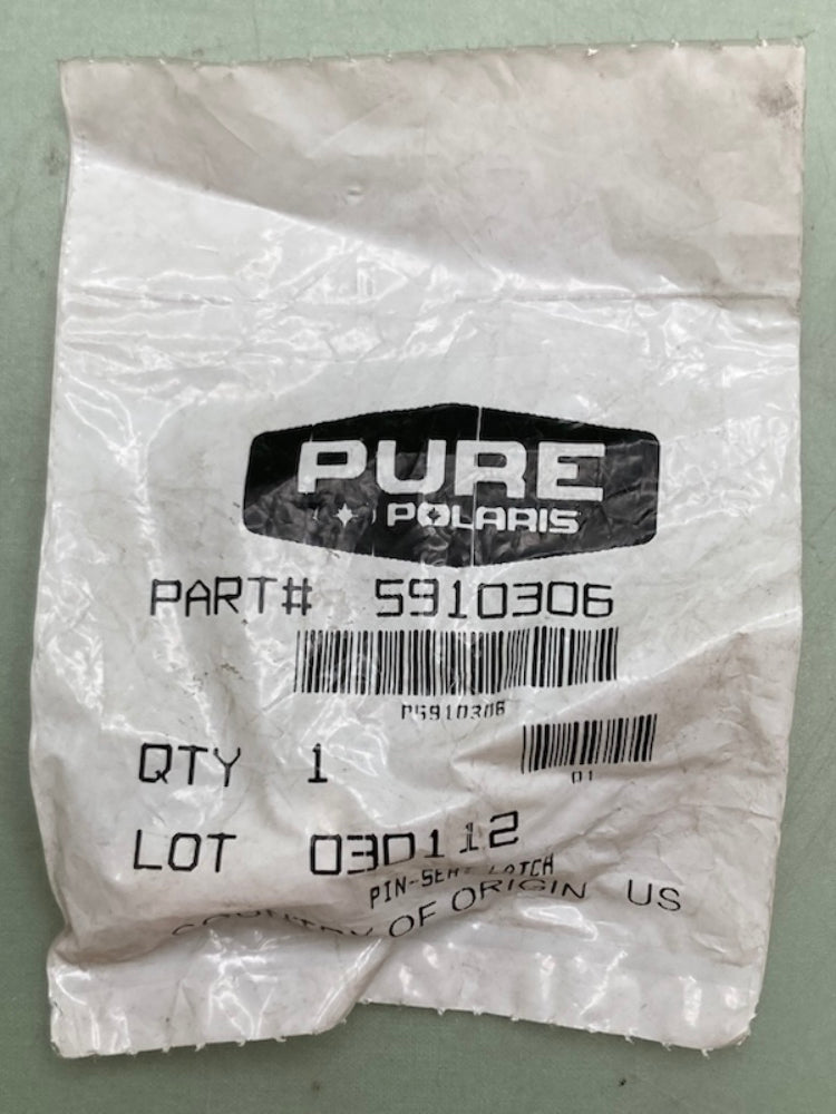 Polaris 5910306 SEAT LATCH PIN New Genuine