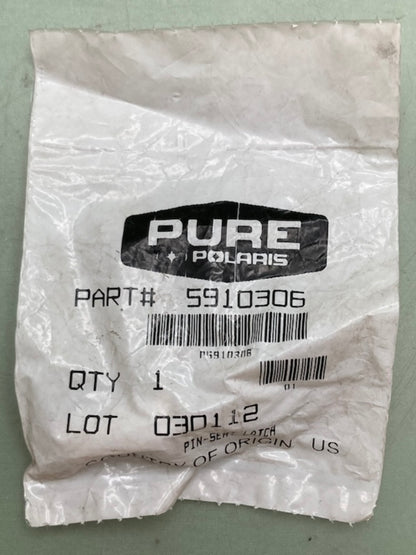 Polaris 5910306 SEAT LATCH PIN New Genuine