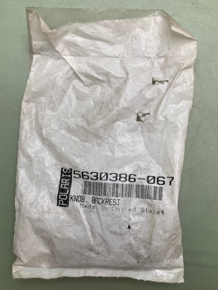 Polaris 5630386-067 KNOB BACKREST New Genuine