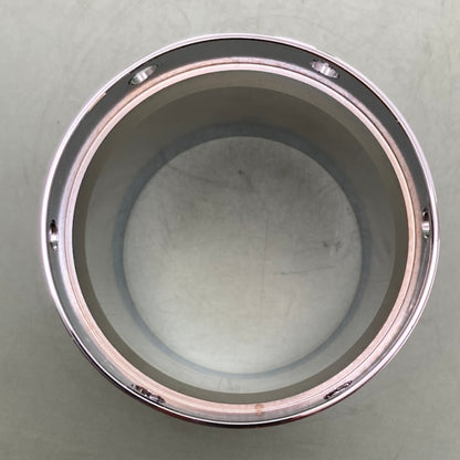Rush 4017 Chrome  Exhaust Tip 4 in Taper w/ Horizontal Grooves New Genuine